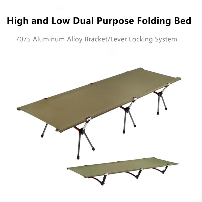 Aliminyòm Folding Camp Cot
